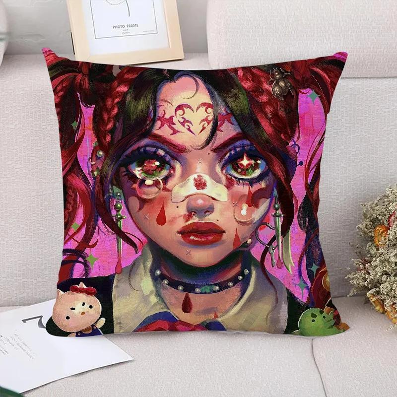 Pillowcase Eunpyon Art Decorative Cushion Cover x Cushions Home Decor Couple Pillow Pillowcases  Pilow Cases  Fall