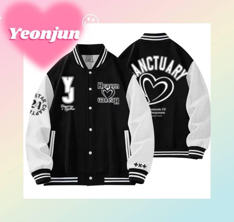 

[USED] Immediate delivery TXT LOVER stadium jacket Yongjun L trainer type
