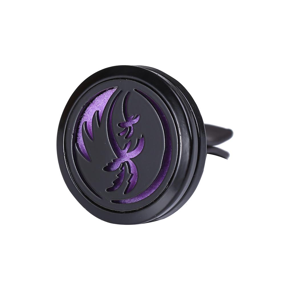 Refillable Car Air Freshener Smell Perfume Diffuser Clip Auto Vent Essential Oil Stainless Steel Locket Interior Accessories