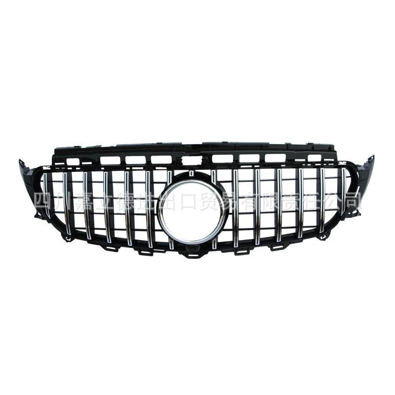 15-19 Mercedes-Benz E-Class W213 GT Front Grille, Gloss Black/Silver