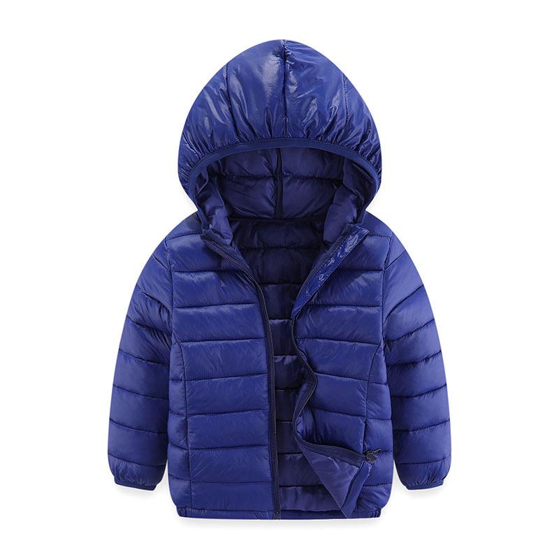 2026 Lightweight Children's Hooded Down Jacket - Boys & Girls Cotton Outerwear