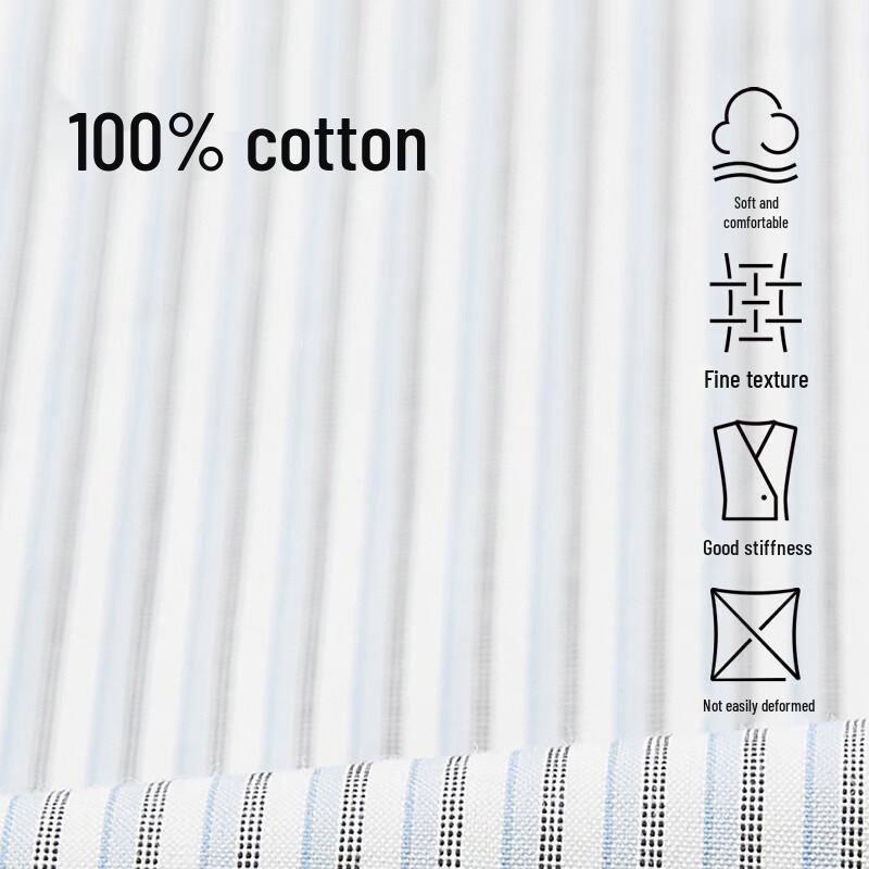 LESS Fall 2026 Striped Cotton Long Sleeve Shirt
