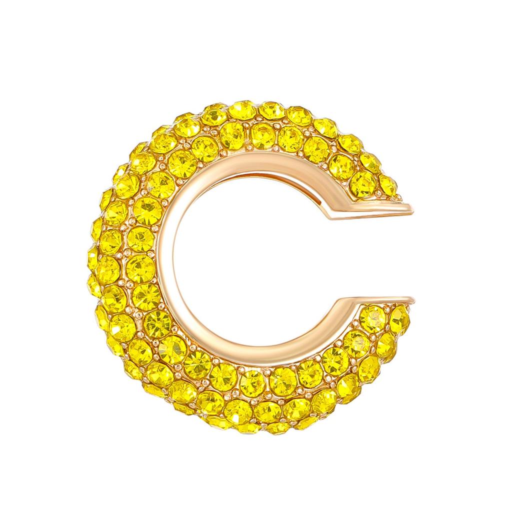 European & American Popular C-shaped Rhinestone Ear Cuff Earrings, No Piercing Needed for Women