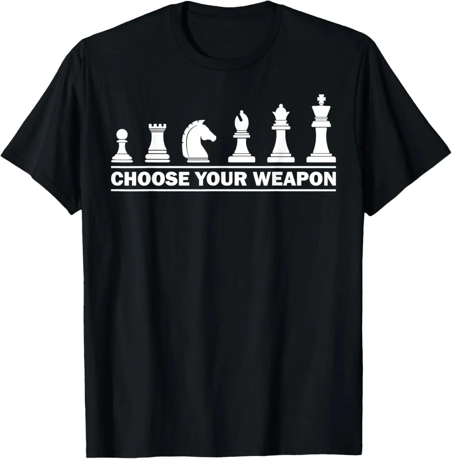 Funny Chess Periodic Table Board Game Player Graphic T Shirt Men Women Christmas Tee Shirt Short Sleeve Unisex Loose Clothing S