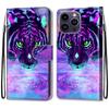 Luxury Painted Leather Case Wallet Book Style Protective Cover for iPhone 16 15 14 13 12 11 Pro MAX 16Pro 15Pro 14Pro 16Plus 15Plus 12mini SE4 (2025)