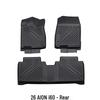 3D High-Edge Floor Mats for 26 AION I60 Models, Easy-Clean, Non-Slip, Eco-Friendly TPE.