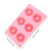 6 Cavity Silicone Donut Mold Heat Resistant Reusable Swirl Doughnut Pan for Baking Cupcake Mousse Cake Decoration Accessories