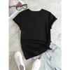European size Fashion Creative Pattern Printed Women'S T-Shirt