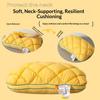 Washable Cervical Support Pillows Breathable Pineapple Grid Bed Pillow Non-Sagging Sleep Aid Pillows for Adults Bedroom Dorm Bed