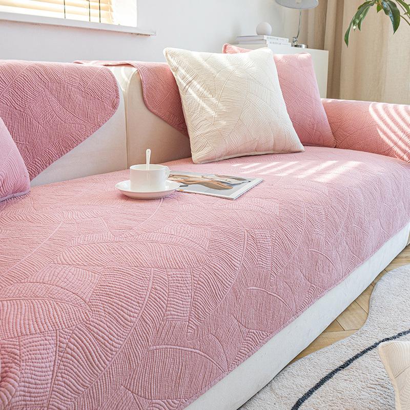 Winter Cotton Double-Sided Sofa Cushion Four Seasons Universal Non-Slip Fabric Cushion Simple Nordic Back Towel