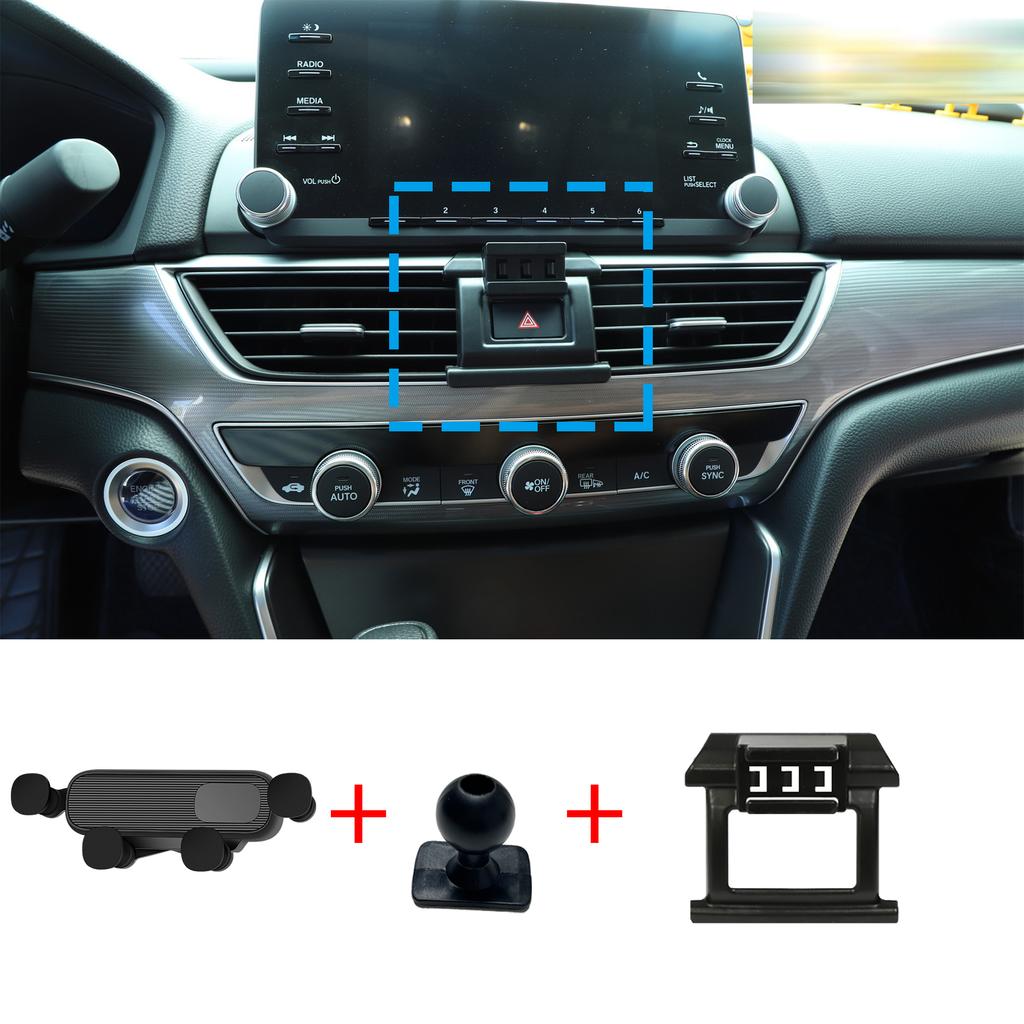 GPS Bracket Navigation Stand Auto Accessoriesr for Honda Accord 10th Gen 2018     Car Mobile Phone Holde