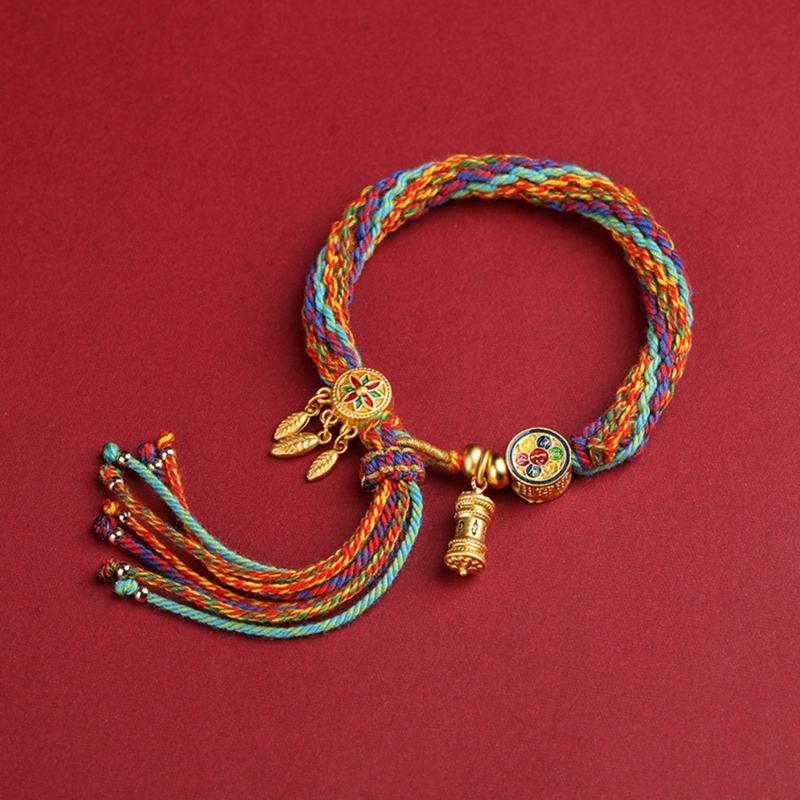 Fashionable Handmade Tibetan Bracelet Bangle Charm for Daily Wear Dates Parties