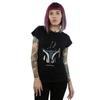 Star Wars Womens/Ladies The Mandalorian Helmet Silhouette Cotton T-Shirt