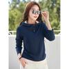 Zipper Hooded Sweatshirt for Women New Fashion Versatile Long Sleeve T-Shirt Top Korean Style Trendy Jacket