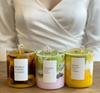 Customized Handmade Soy Wax Eco-friendly Long Burning Colored Style Jelly Scented Candles for Party Home Decor Easter