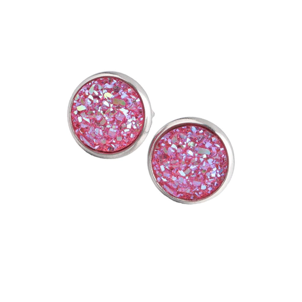 1 Paar Damen Edelstahl Ohrstecker Ohrringe Freundinnen Mutter Geschenke Schmuck Accessoire für Verlobungsfeier