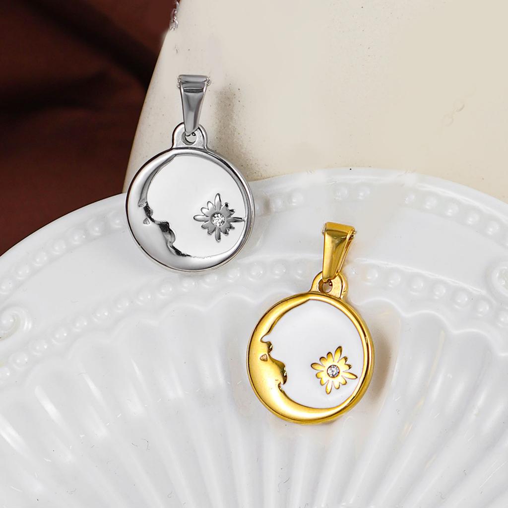 Waterproof Streetwear Enamel Cowboy Boot Pendant 18k Gold Plated Stainless Steel Charms For Diy Jewelry Accessories