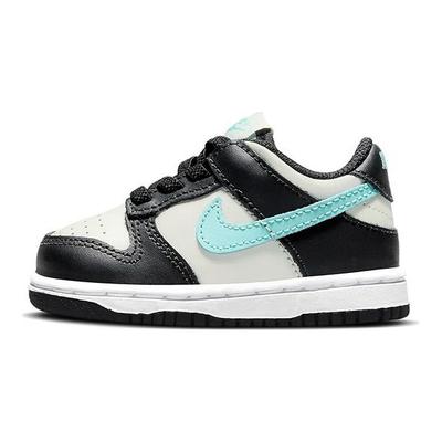 Nike Dunk Low TD Tiffany Scarpe da Ginnastica per Bambini Grigio Grigio Fumo Chiaro Nero CW1589-003