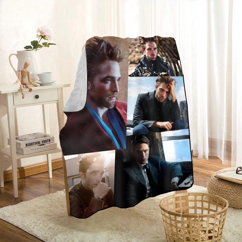 Neuer Artikel Robert Pattinson Decken Druck Weiche Decke Überwurf für Zuhause/Sofa/Bettwäsche Tragbare Reise Decke für Erwachsene 1208p