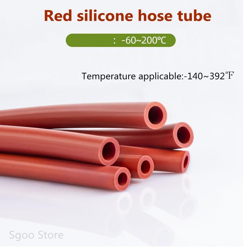 1M Rosso ID 12/14/15/16/19/20/25/28/30/32/38 mm Auto Tubo Flessibile in Silicone per Aspirazione Auto Linea Racing Tubo Tubo Car-styling
