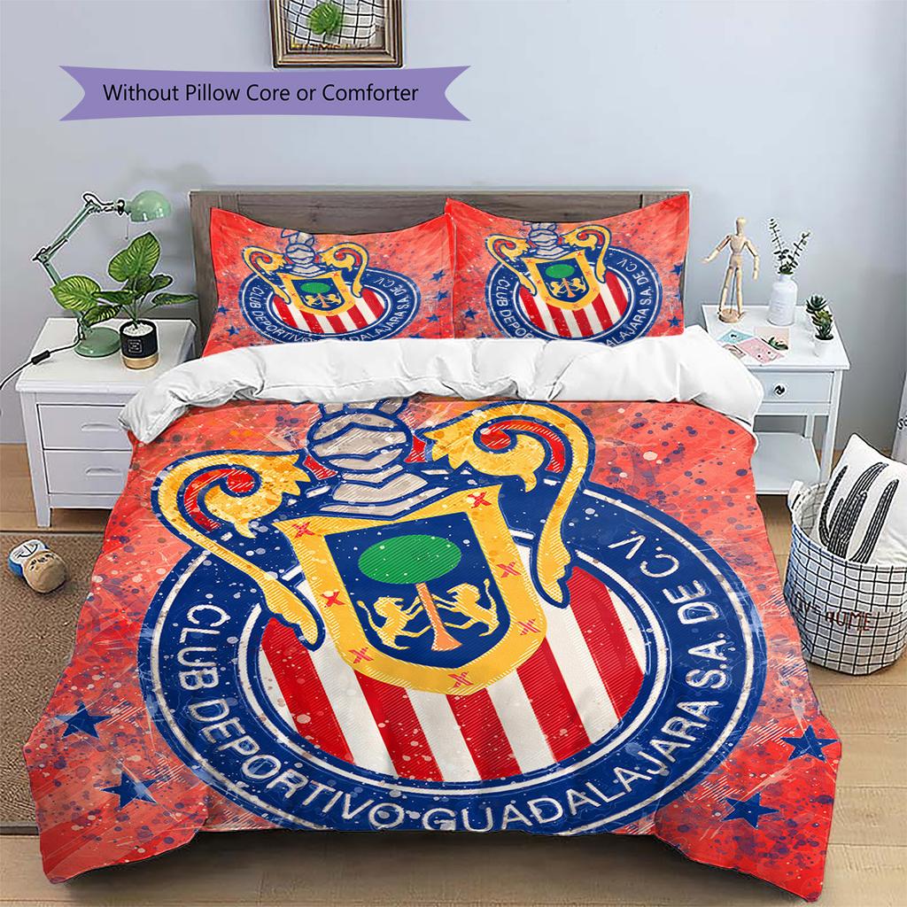 Guadalajara Pattern Bedding Quilt Set Home Decoration Gift (1 * duvet cover + 2 * pillowcase without core)