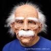 Old Man William Headgear, Old Lady Headgear, Wig, Elderly Mask, Halloween Imitation Human Latex Mask