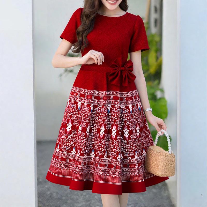 

ZANZEA Женское повседневное летнее платье с V-образным вырезом и коротким рукавом с принтом 5XL