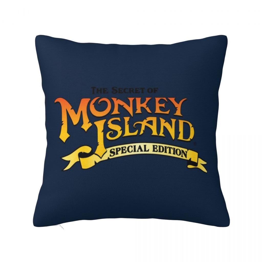 Secret Of Monkey Island Square Pillowcase Cushion Cover Pillow Case Throw Pillow Cover for Home Bedroom Car
