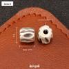Sterling Silver S999 Ethnic Spacer Beads: Retro Barrel & Ruyi Lock Lucky Beads for DIY Jewelry.