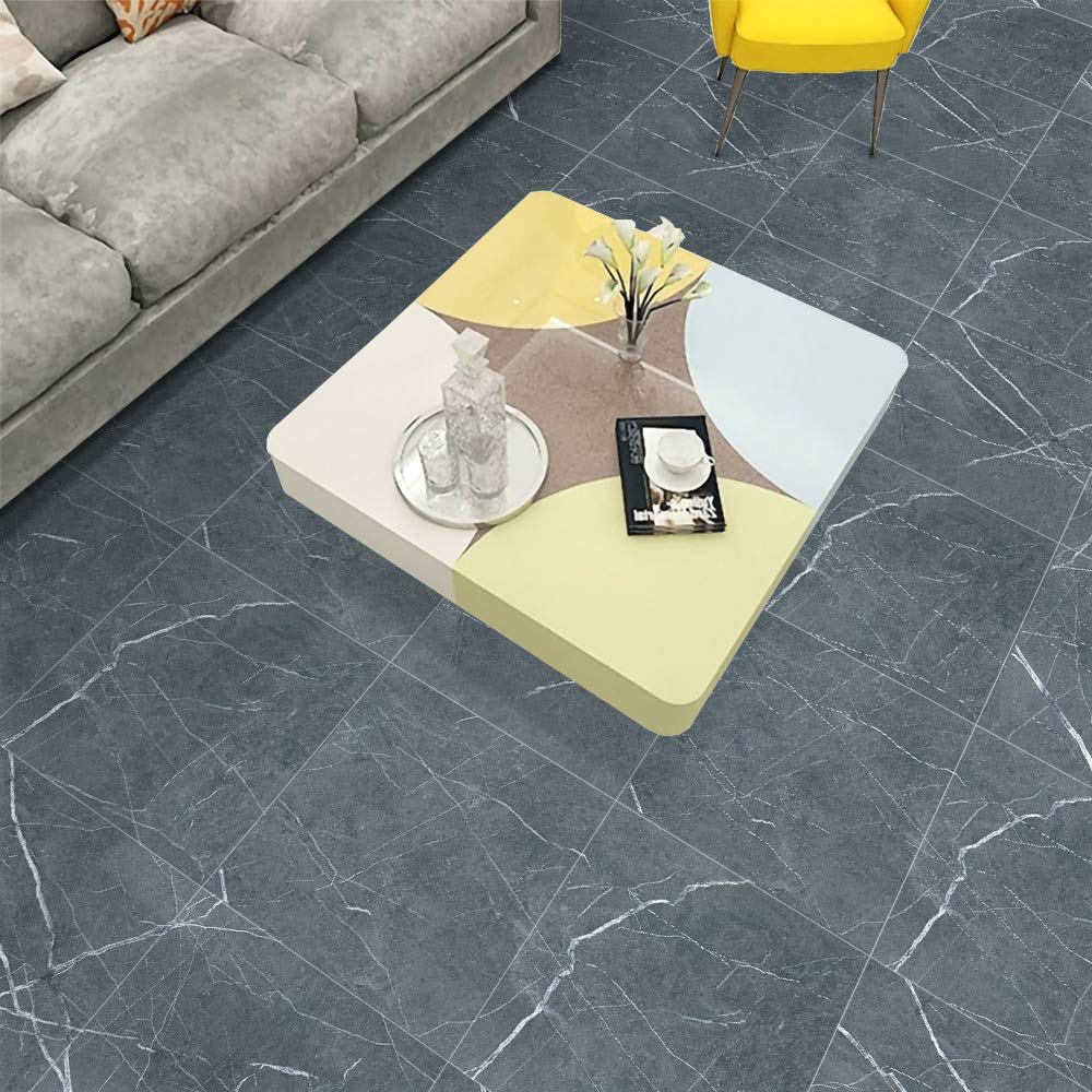 Homya Marble Sticker 30x30cm Thick Removable Wallpaper Sticker Glossy Cutting Sheet Remake Sheet Waterproof Sticker for Walls Pack of 10