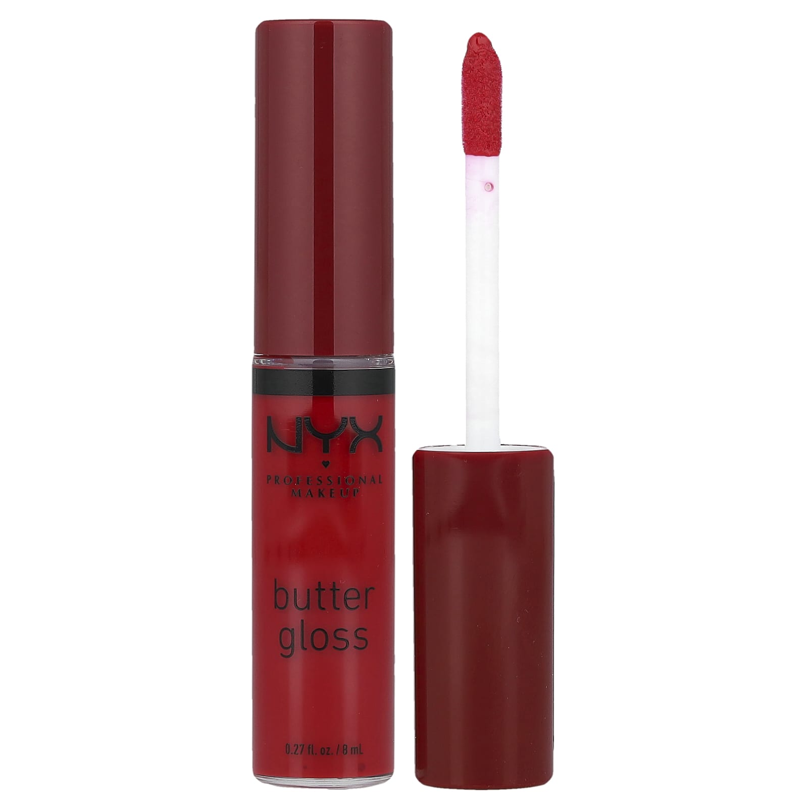 

NYX Professional Makeup, Butter Gloss, Lip Gloss, 20 Red Velvet, 8ml (0.27fl oz)