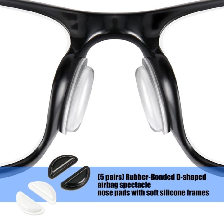 MultiPacks Silicone Nose Pad for Sports Glasses Shock Absorbing NonSlip Eyewear Comfort Inserts Nose Cushions Accessory