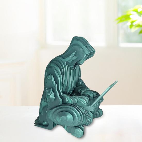 Decorative Figurine Fine Carving Colorful Handcrafted Table Decoration for Living Room Bedroom