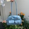 Chic PU Leather Handbag For Women Fashionable Underarm Shoulder Bag Daily Commuter Tote