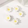 AWAYTR 5Pcs/Set Sweet Plumeria Hairpin Hair Clips For Kids Girls Flower Hairpins Mini Hair Clips Duckbill Clip Hair Accessories