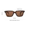 Bottega Veneta Original Design Acetate Rectangular Sunglasses Unisex Sunglasses Tortoiseshell BV1363S002