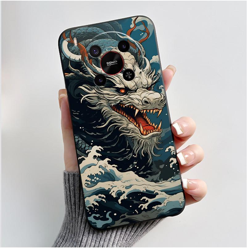 Case For ZTE Blade V70 Max / Nubia V70 Max Phone Case Black Soft Silicone Shockproof Cover Luxury Cute Love Rabbit Funny Casing