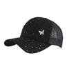 Sequin Sport Peaked Hat Butterfly Summer Sun Hat Casual Mesh Baseball Hat  Travel Beach