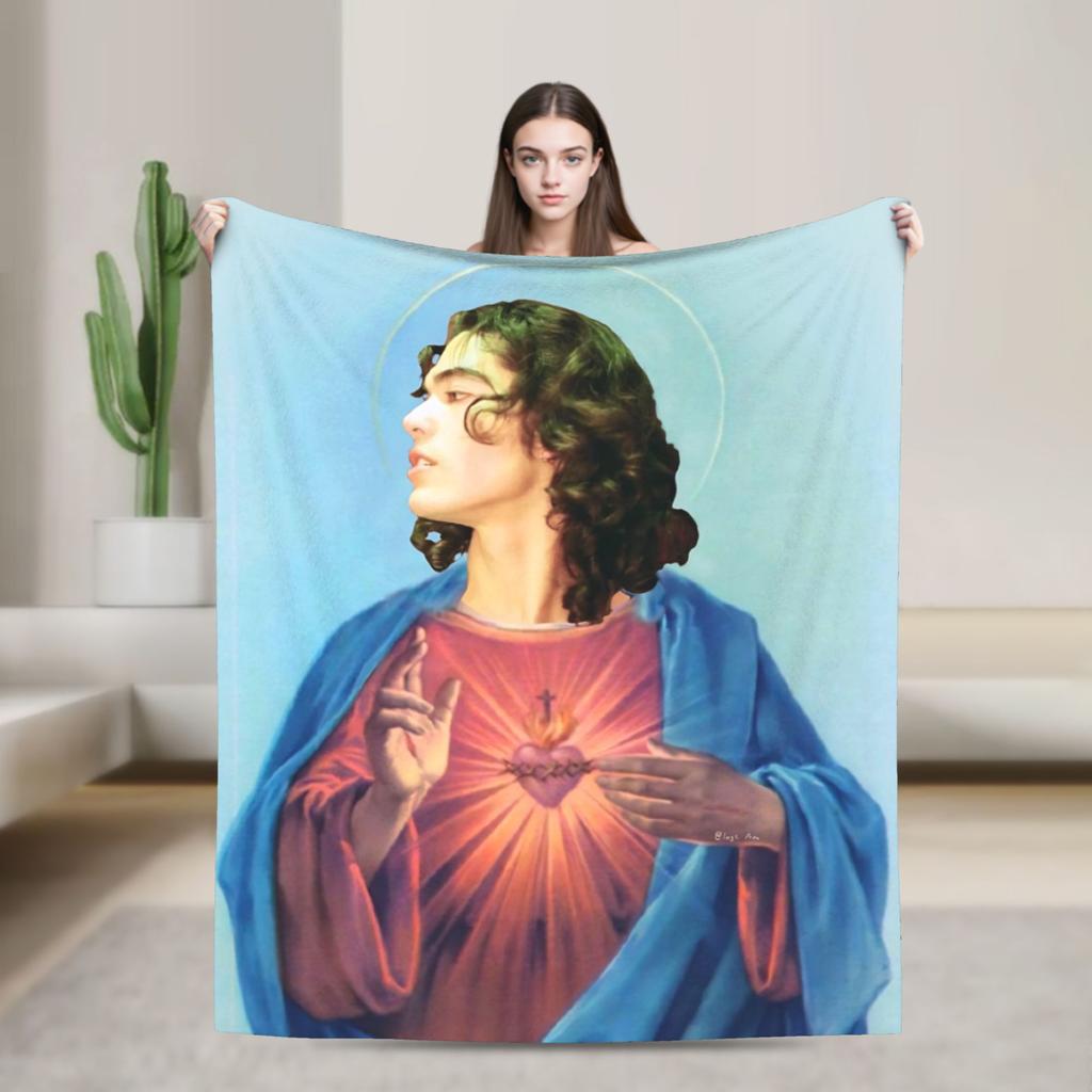 Conan Gray Wishbone Decke Amerikanischer Sänger Reisebüro Flanell Überwurfdecke Für Schlafzimmer Warme Tagesdecke Geburtstagsgeschenk