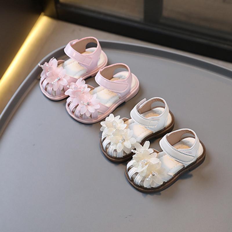 Sandaler Baby Gåsko Sommer Nye Babysko Sklisikre Prinsessesko 0-3 År Gamle Barnesko Babysko Zapatos Niña