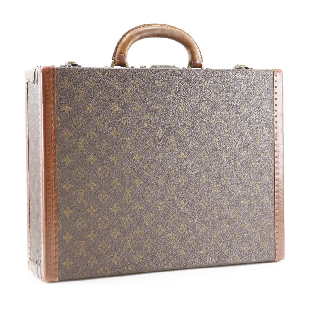 LOUIS VUITTON President trunk M53012 Attache case vintage Monogram canvas unisex Used