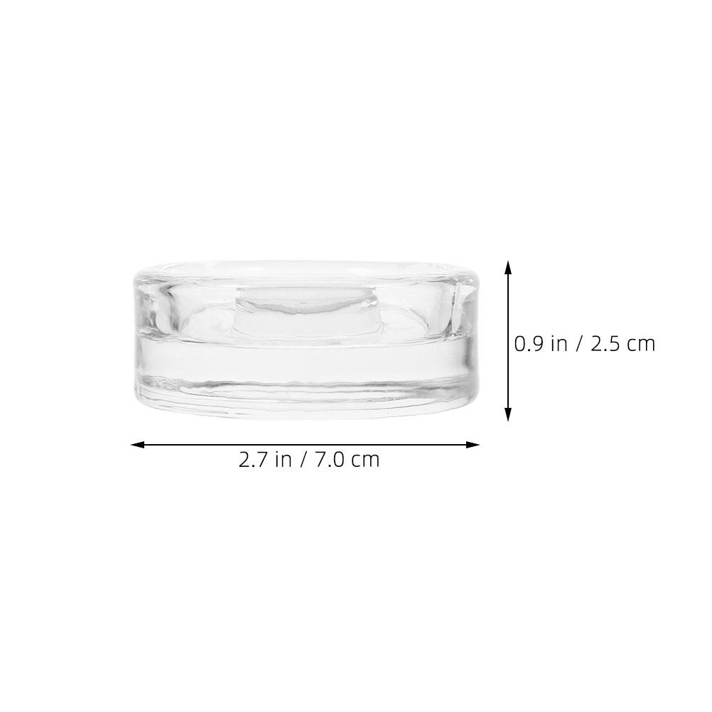 2pcs Wide Mouth Jar Fermenting Glass Weights For Fermentation Pickle Jar Transparent Glass Weights Cover For Fermenting Jar