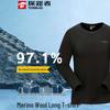 Men's Long-Sleeve Round Neck Base Layer T-Shirt TAJJBO82786