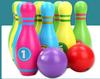 Children'S Bowling Toys Made Of Solid Wood 3-6 Year Old Boys' Early Education Puzzle Balls