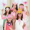 Ballet Theme Pink Photo Props With Sticks For Birthday Party Celebration