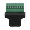 DVR Ethernet Connector RJ45 Female Jack to 8 Pin Screw Terminal Connector