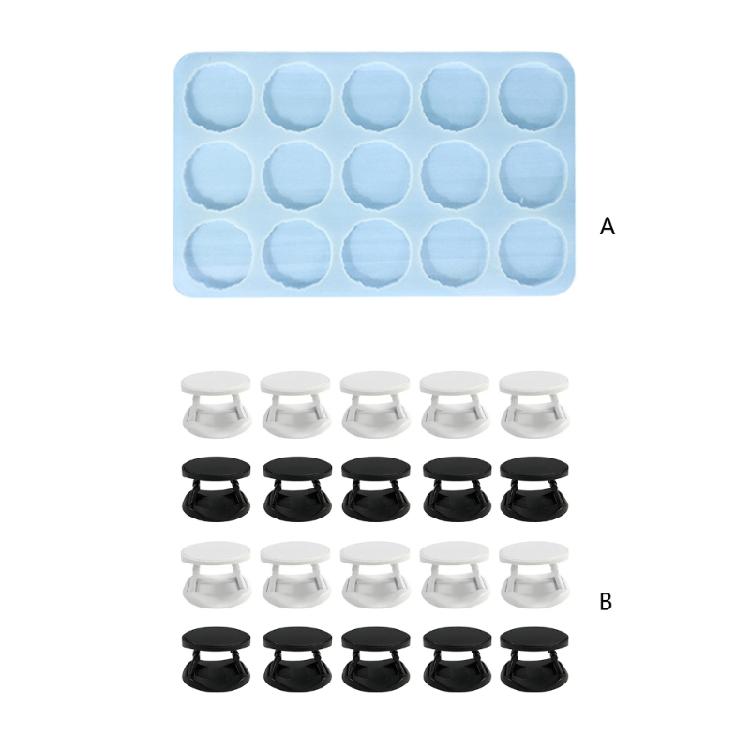 Badge Reels Resin Mold Mobile Phone Grip Silicone Mold for DIY Jewelry Making