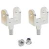 Versatile For Segway X160 X260 E-Bike Compatible 2-Pack CNC Foot Peg Mount Bracket, For Sur-Ron Light Bee Footrest Holder
