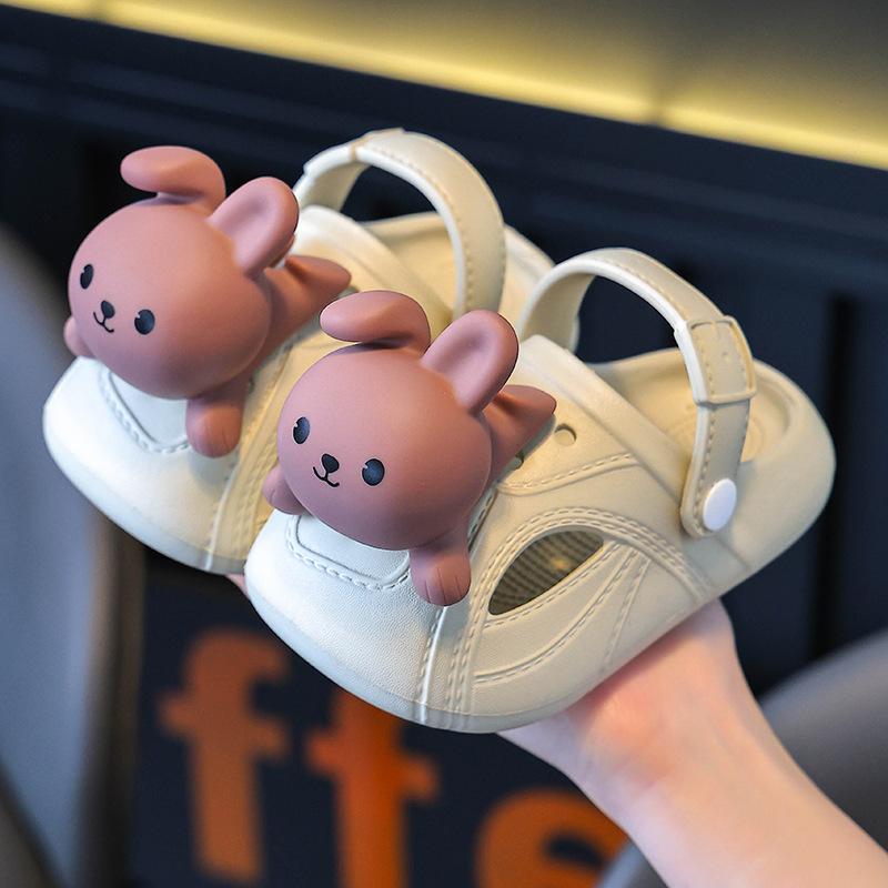 Children's Clogs Summer New Baby Home Kids Non-Slip Girls' Sandals Boys Indoor Boys Non-Slip