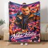Gta Blanket Warmthful Decor Perfect for Sofa Bed Office for All Seasons Digital Print Suitable for Gifting Relatives and Friends